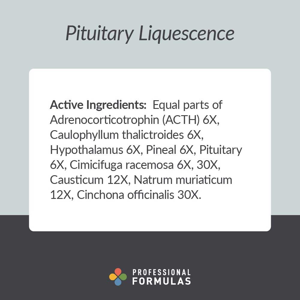 Professional Formulas Pituitary Liquescence Ingredients