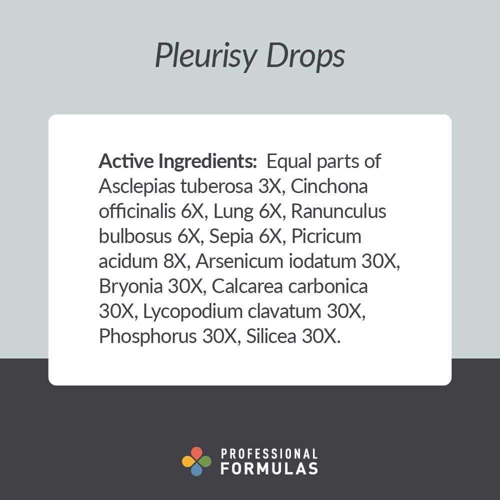 Professional Formulas Pleurisy Drops Ingredients