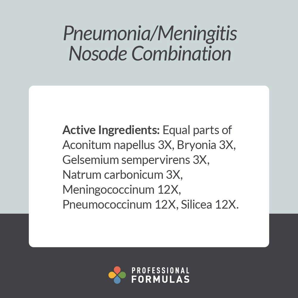 Professional Formulas Pneumonia/Meningitis Nosode Combination Ingredients