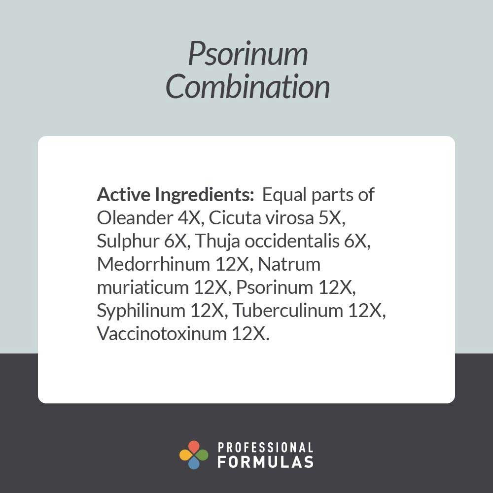 Professional Formulas Psorinum Combination Ingredients