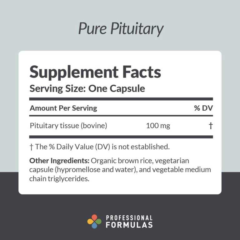 Professional Formulas Pure Pituitary Ingredients