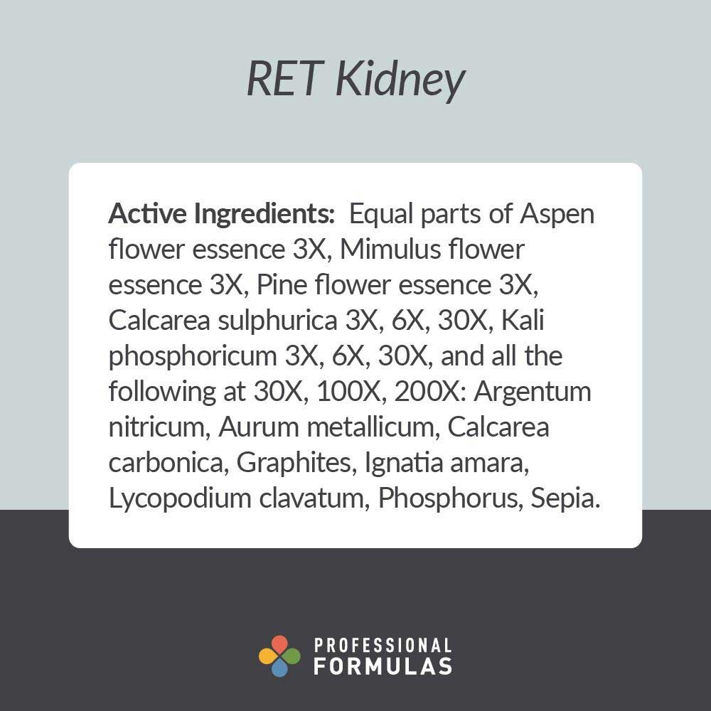 Professional Formulas RET Kidney Ingredients