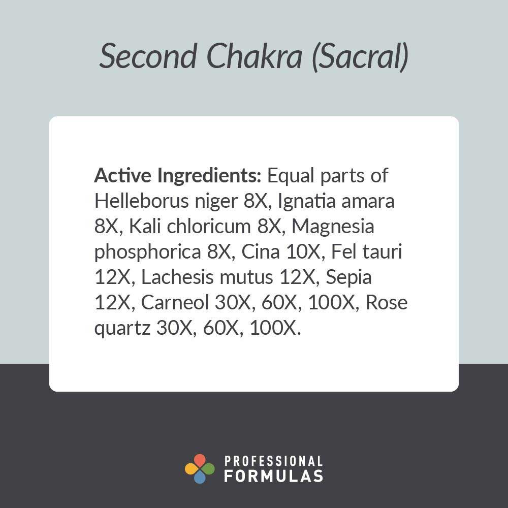 Professional Formulas Second Chakra (Sacral) Ingredients