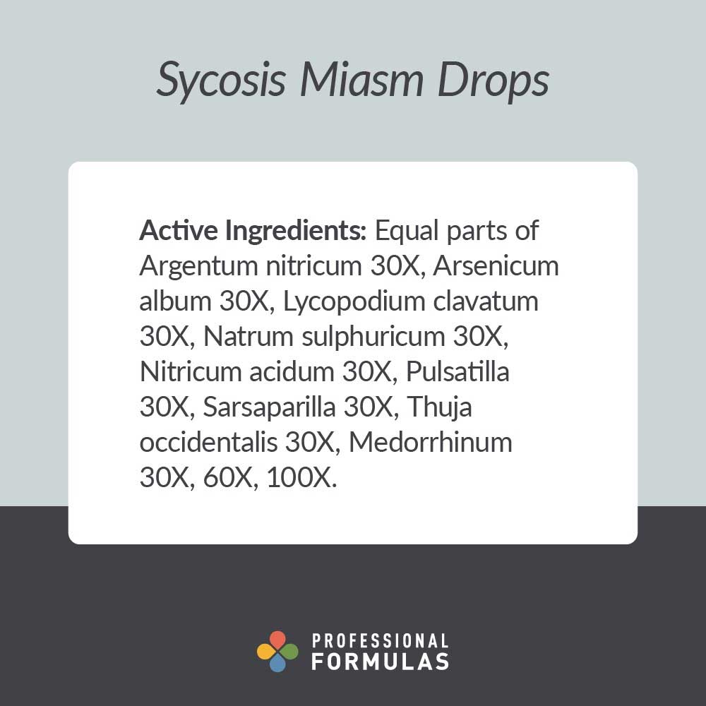 Professional Formulas Sycosis Miasm Drops Ingredients