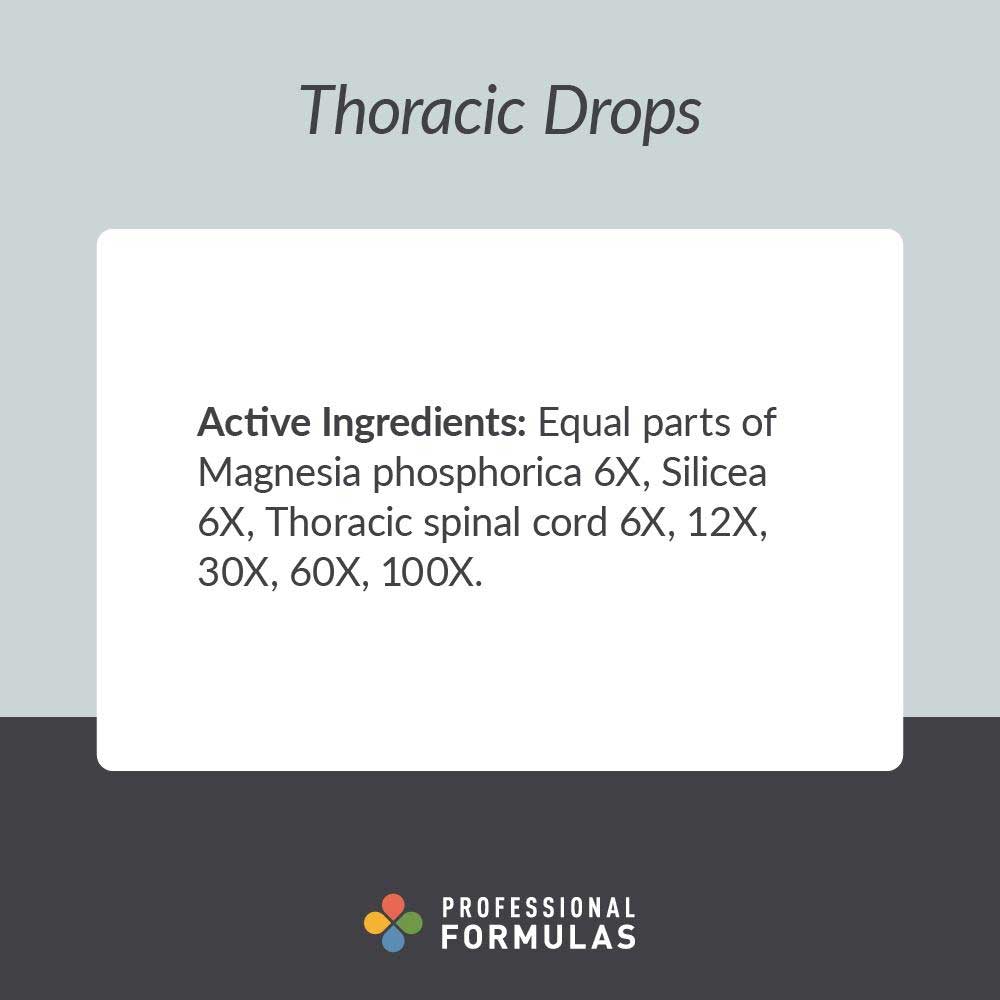 Professional Formulas Thoracic Drops Ingredients