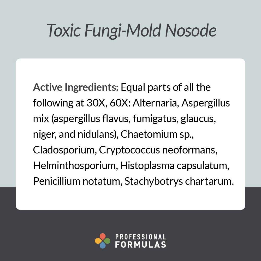 Professional Formulas Toxic Fungi-Mold Nosode Ingredients