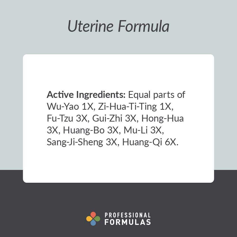 Professional Formulas Uterine Formula Ingredients