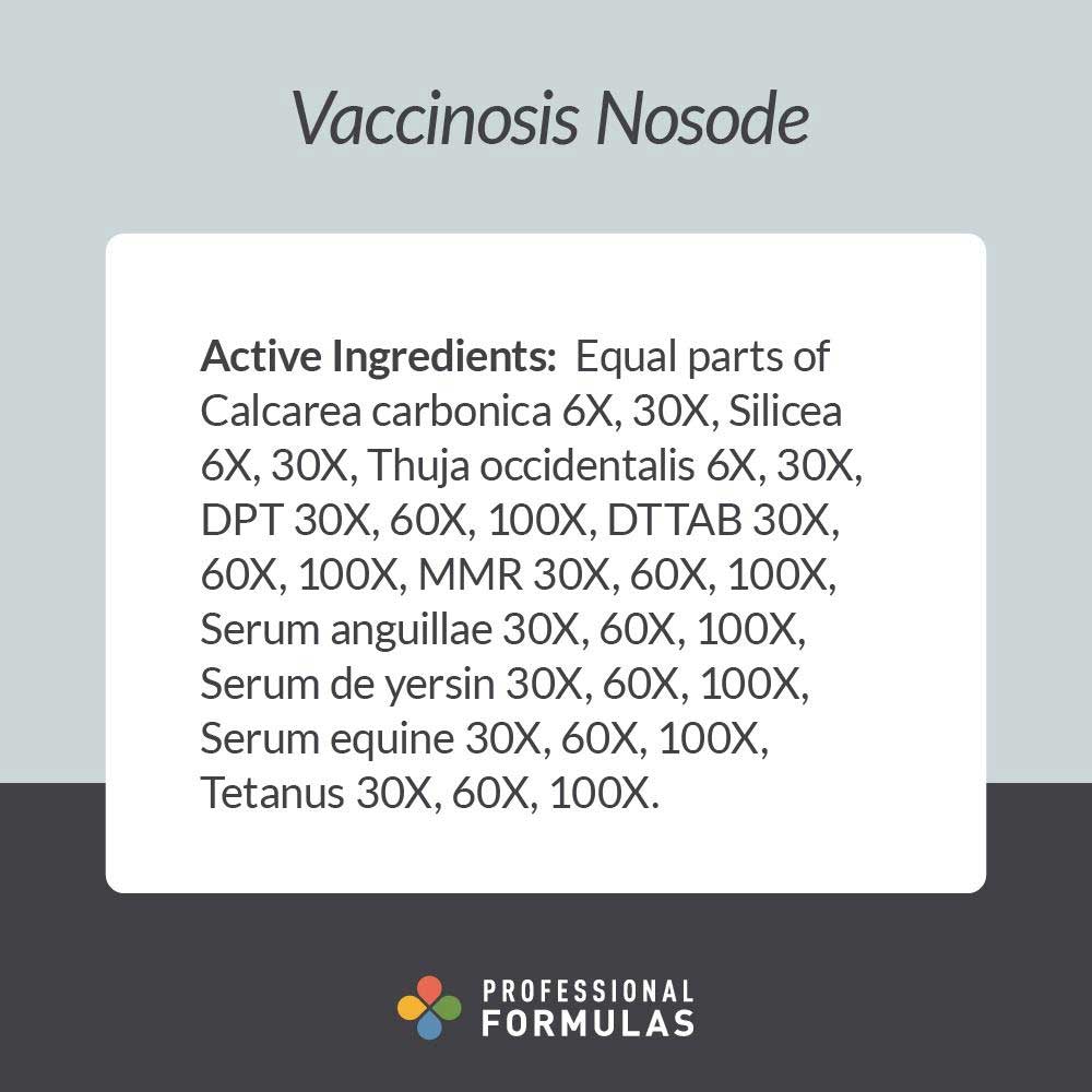 Professional Formulas Vaccinosis Nosode Ingredients