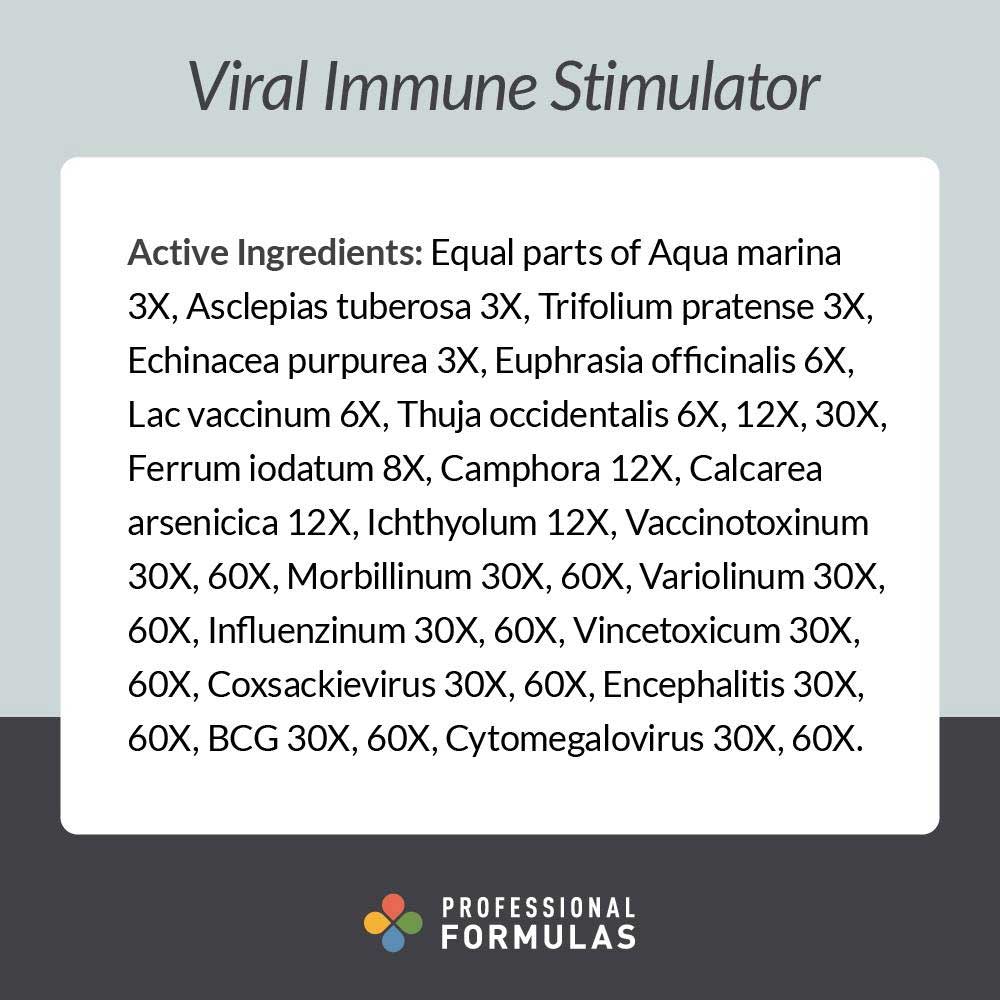 Professional Formulas Viral Immune Stimulator Ingredients