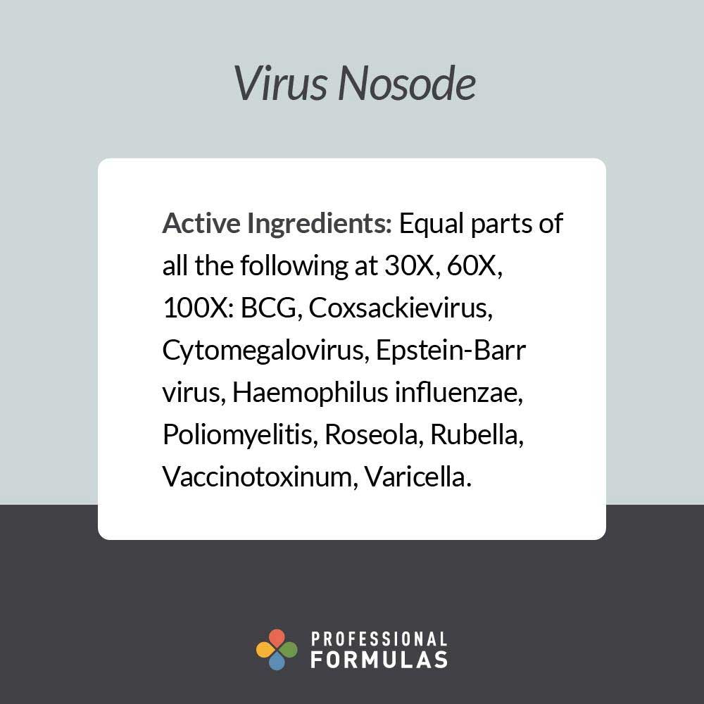 Professional Formulas Virus Nosode Ingredients