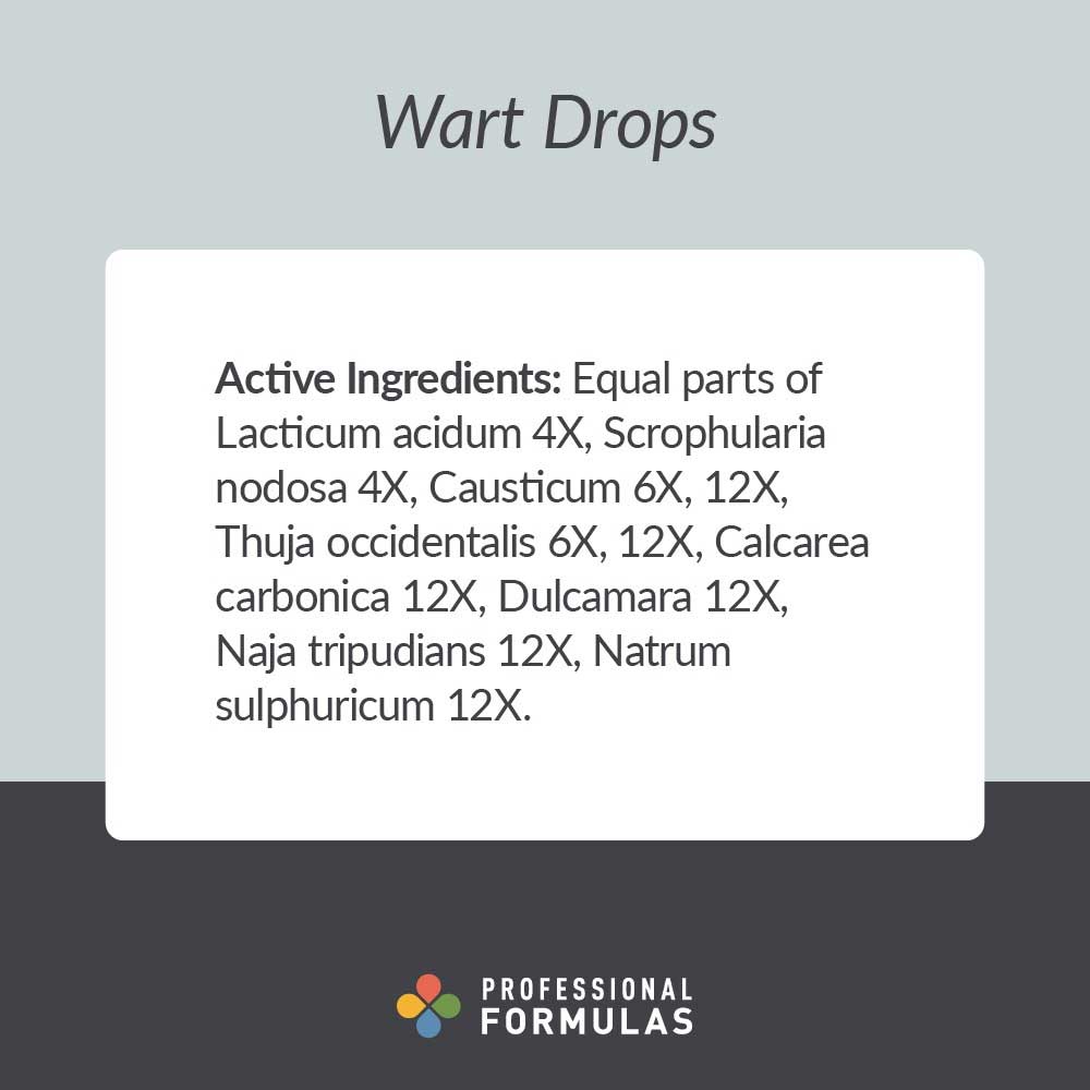 Professional Formulas Wart Drops Ingredients