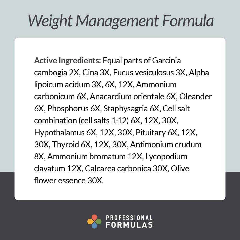 Professional Formulas Weight Management Formula Ingredients