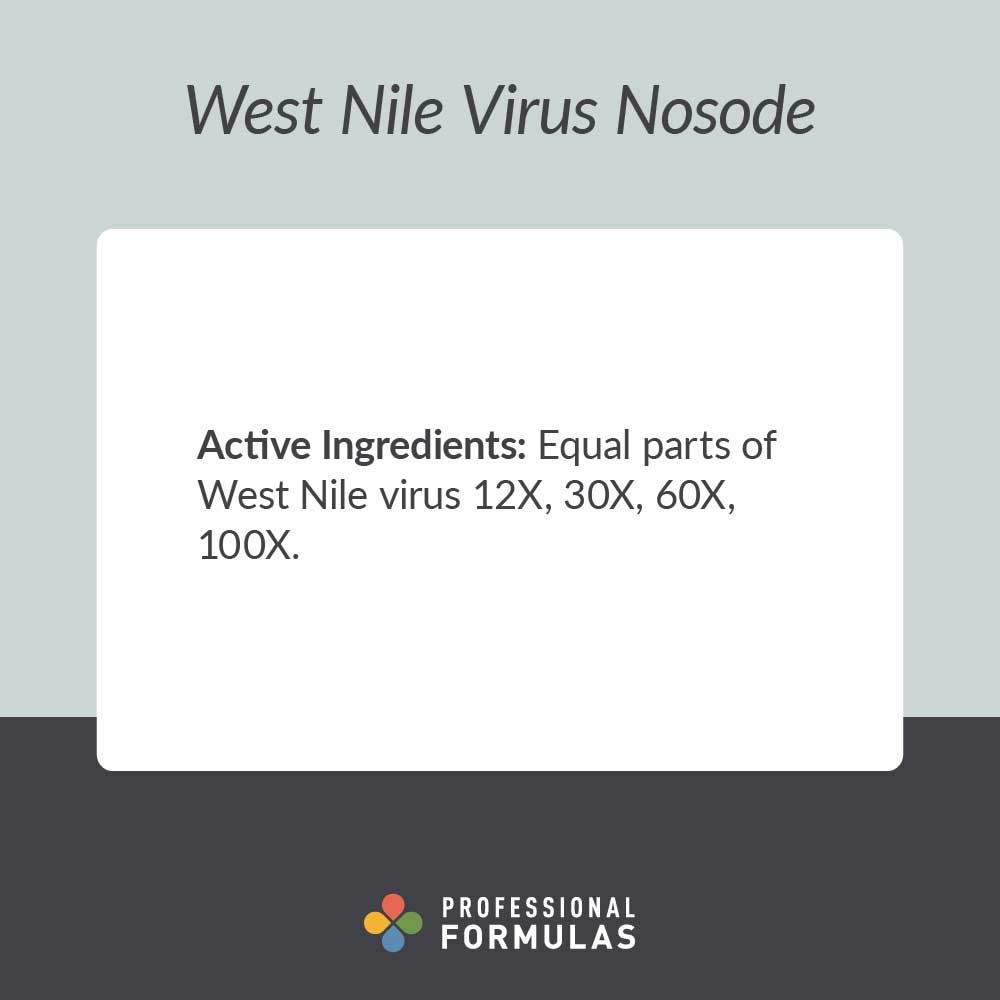 Professional Formulas West Nile Virus Nosode Ingredients