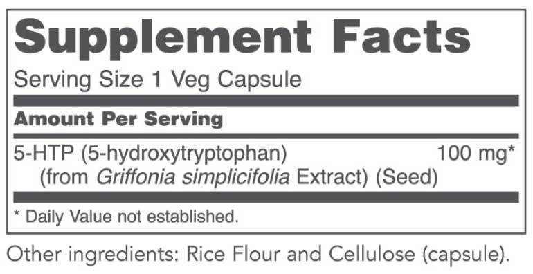 Protocol for Life Balance 5-HTP Ingredients
