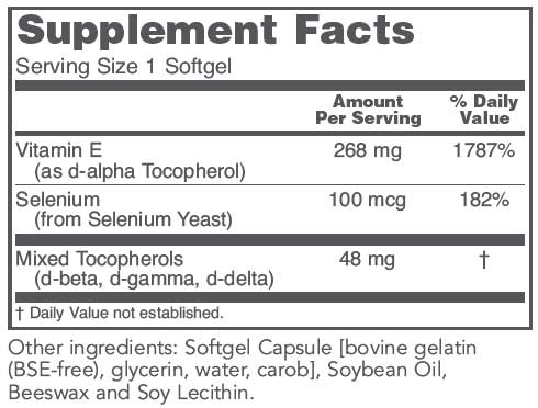 Protocol for Life Balance E-400 Ingredients