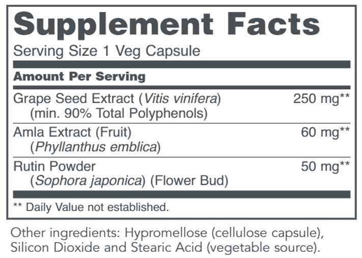 Protocol for Life Balance Grape Seed OPC Ingredients