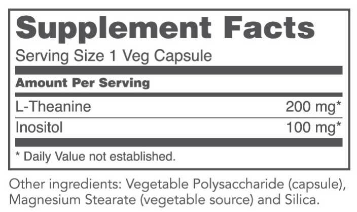 Protocol for Life Balance L-Theanine Ingredients
