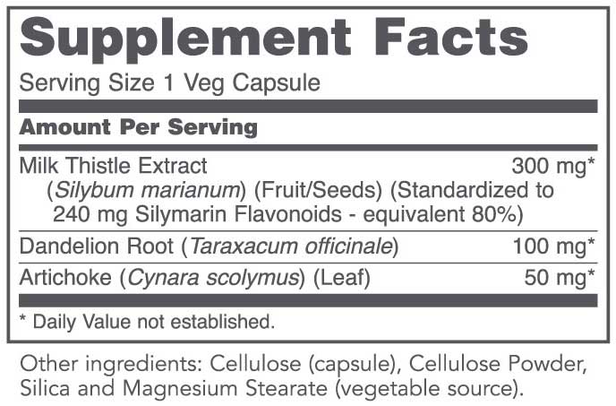 Protocol for Life Balance Milk Thistle Extract Ingredients