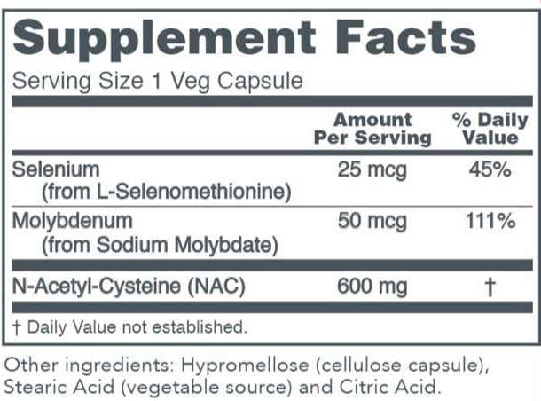 Protocol for Life Balance NAC Ingredients