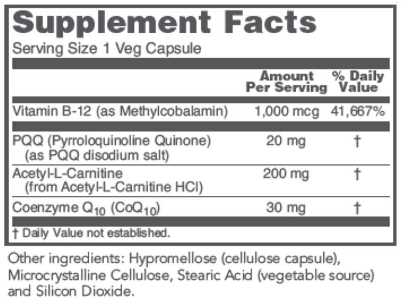 Protocol for Life Balance PQQ Complex Ingredients