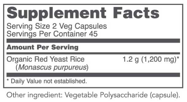 Protocol for Life Balance Red Yeast Rice Extract Ingredients