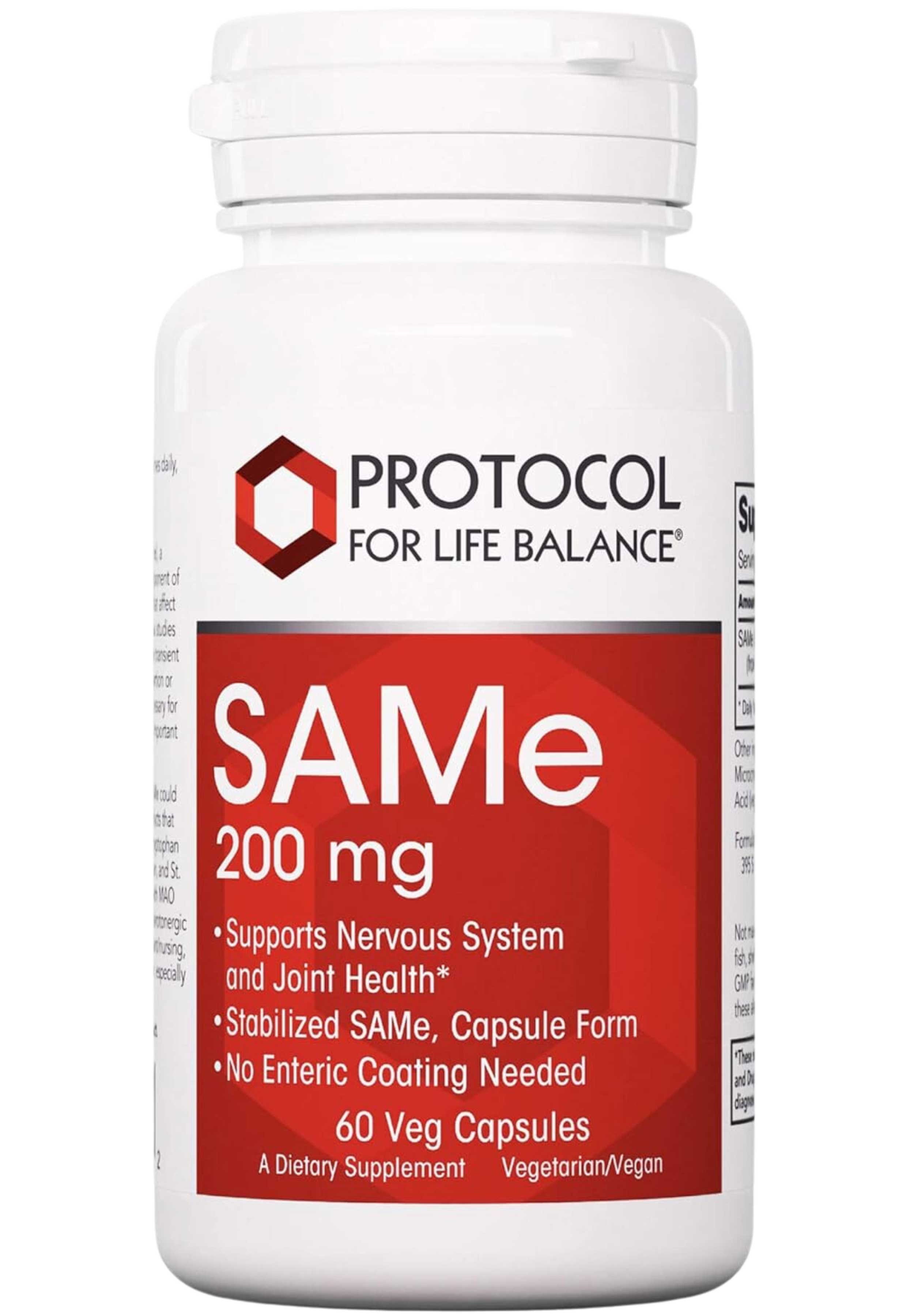 Protocol for Life Balance SAMe