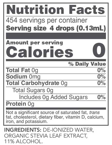 Protocol for Life Balance Stevia Liquid Extract Ingredients