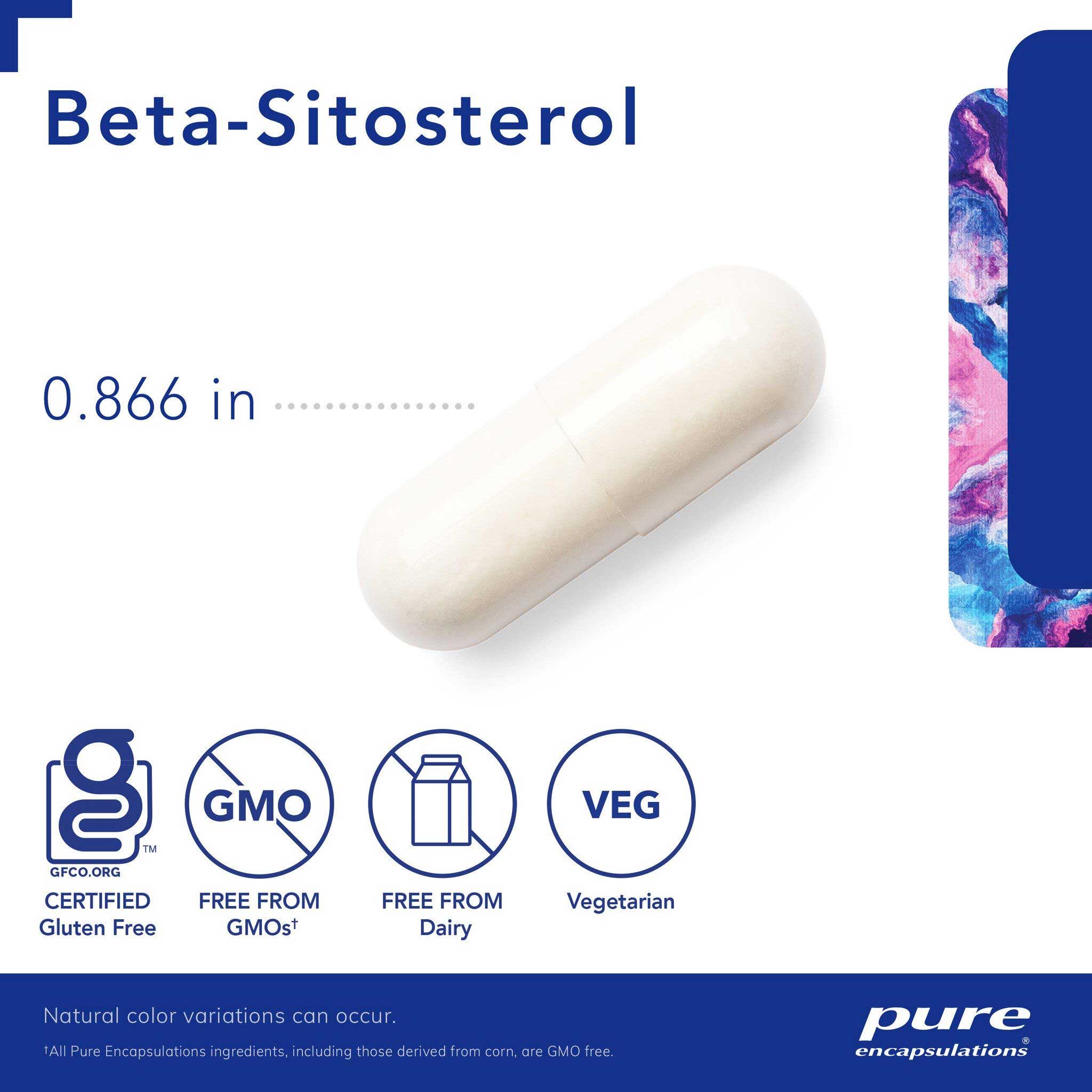 Pure Encapsulations Beta-Sitosterol Capsules
