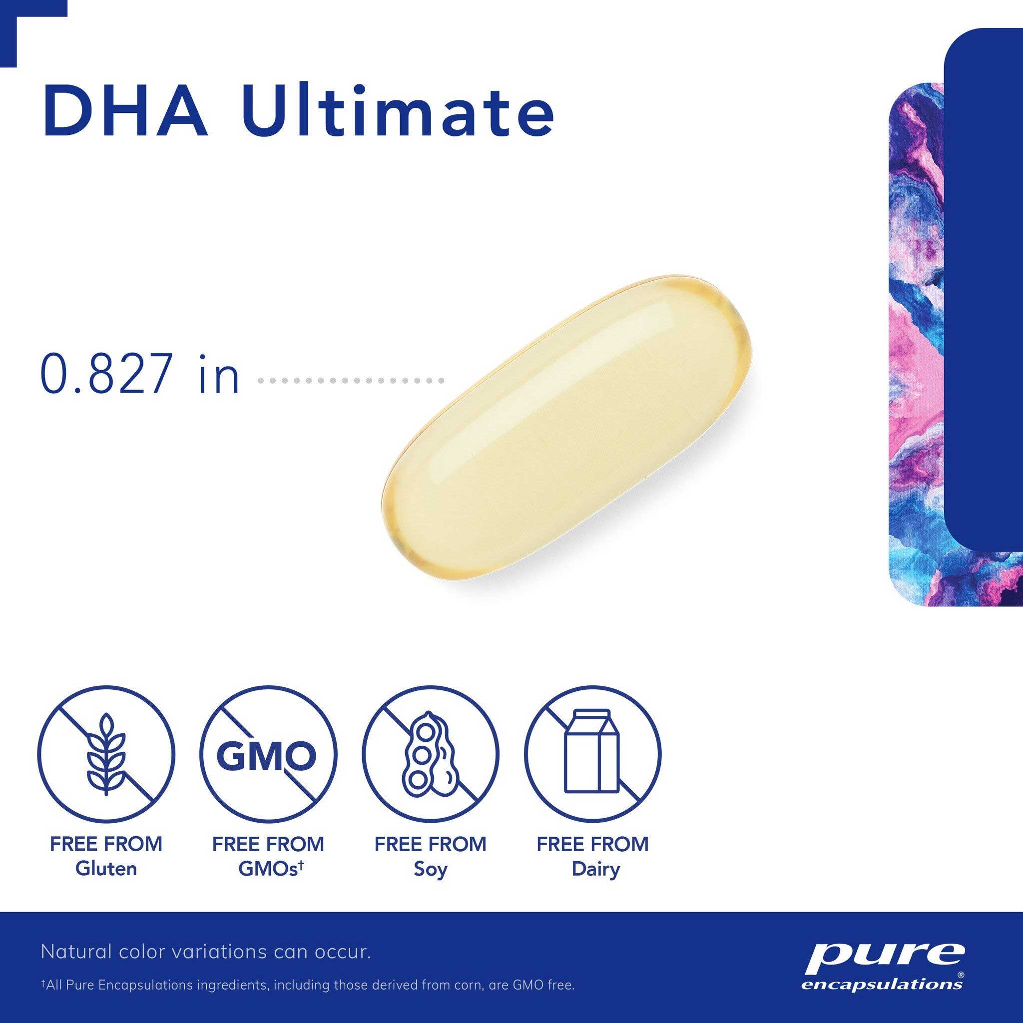 Pure Encapsulations DHA Ultimate Softgel Capsules