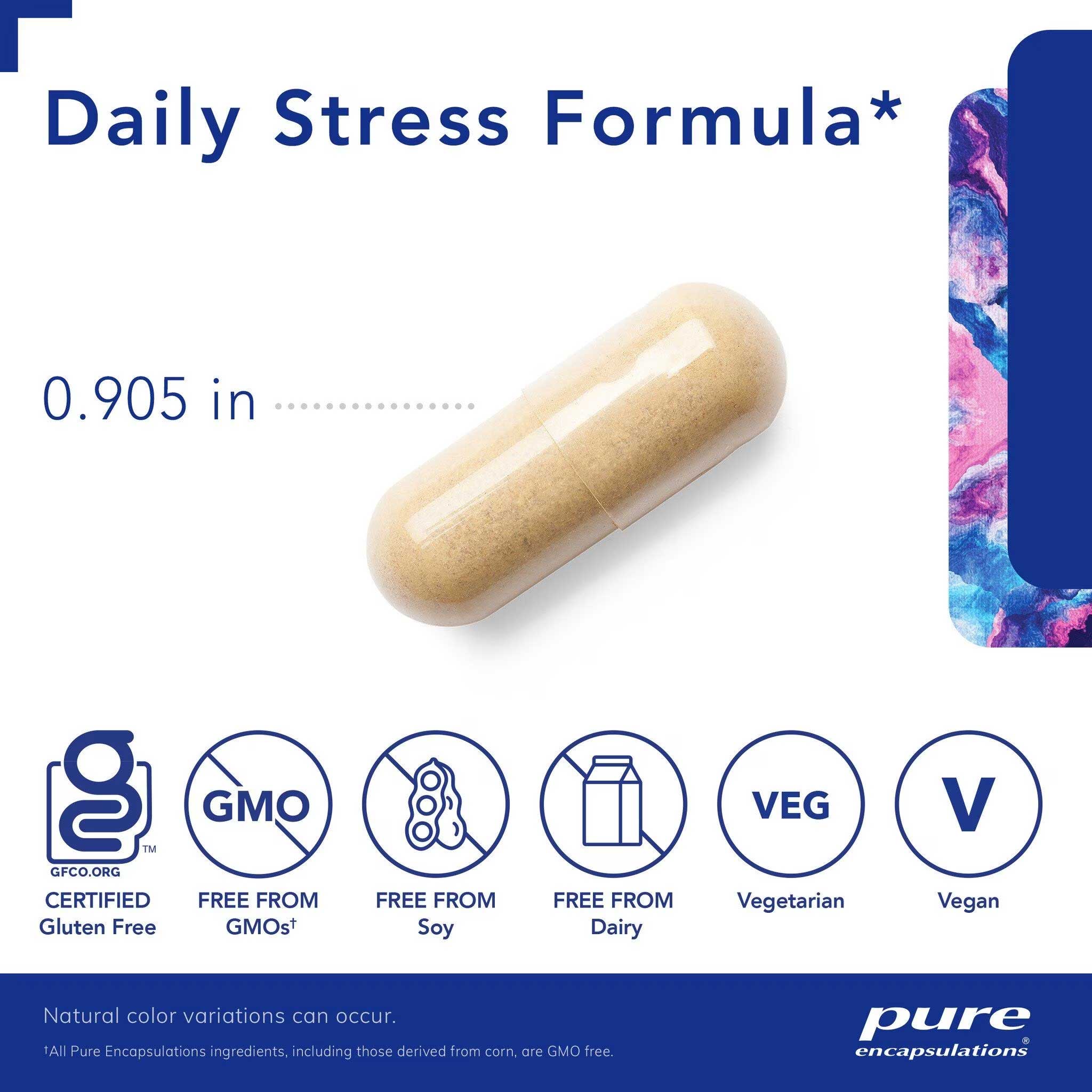 Pure Encapsulations Daily Stress Formula Capsules