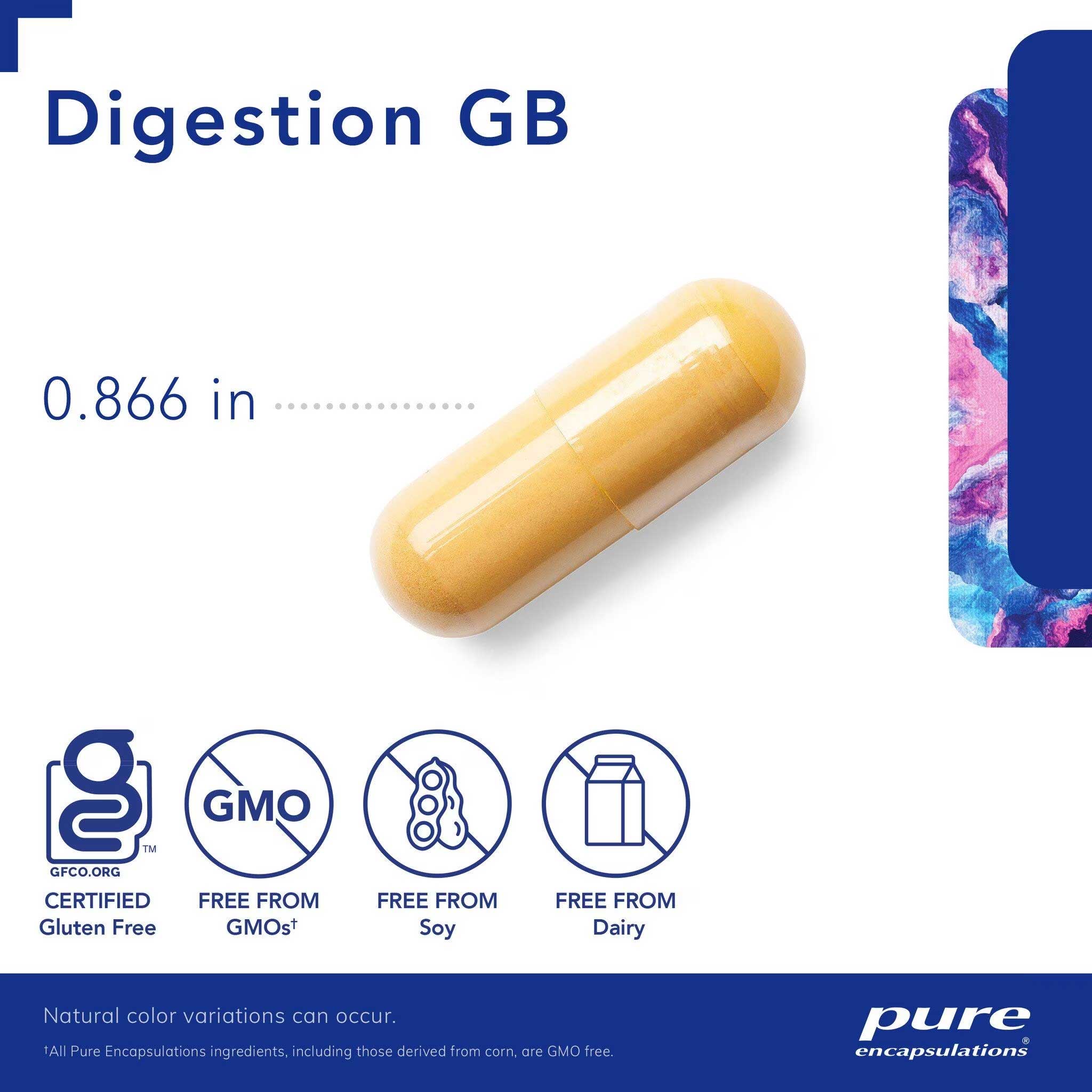 Pure Encapsulations Digestion GB Capsules