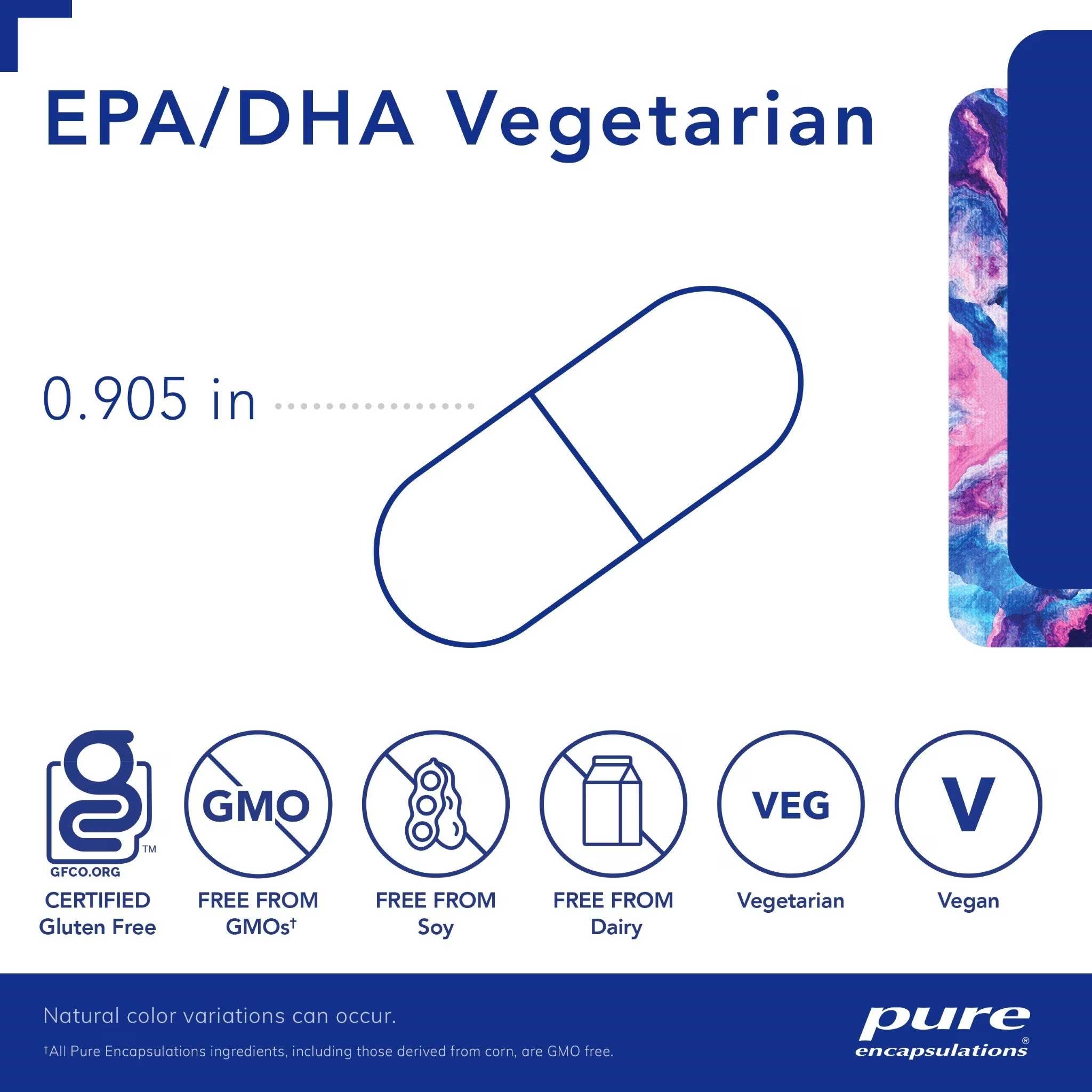Pure Encapsulations EPA/DHA Vegetarian Capsules