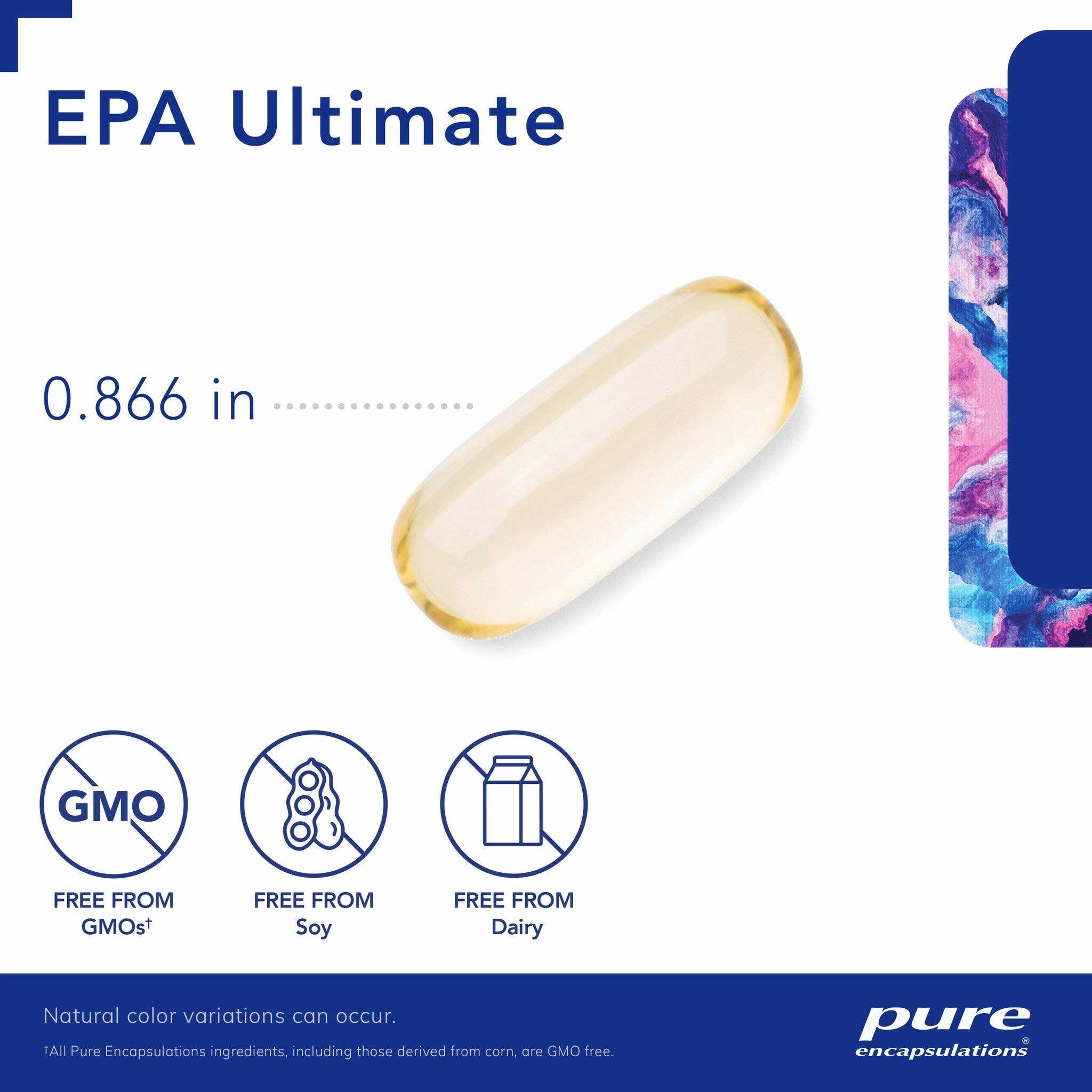 Pure Encapsulations EPA Ultimate Softgel Capsules