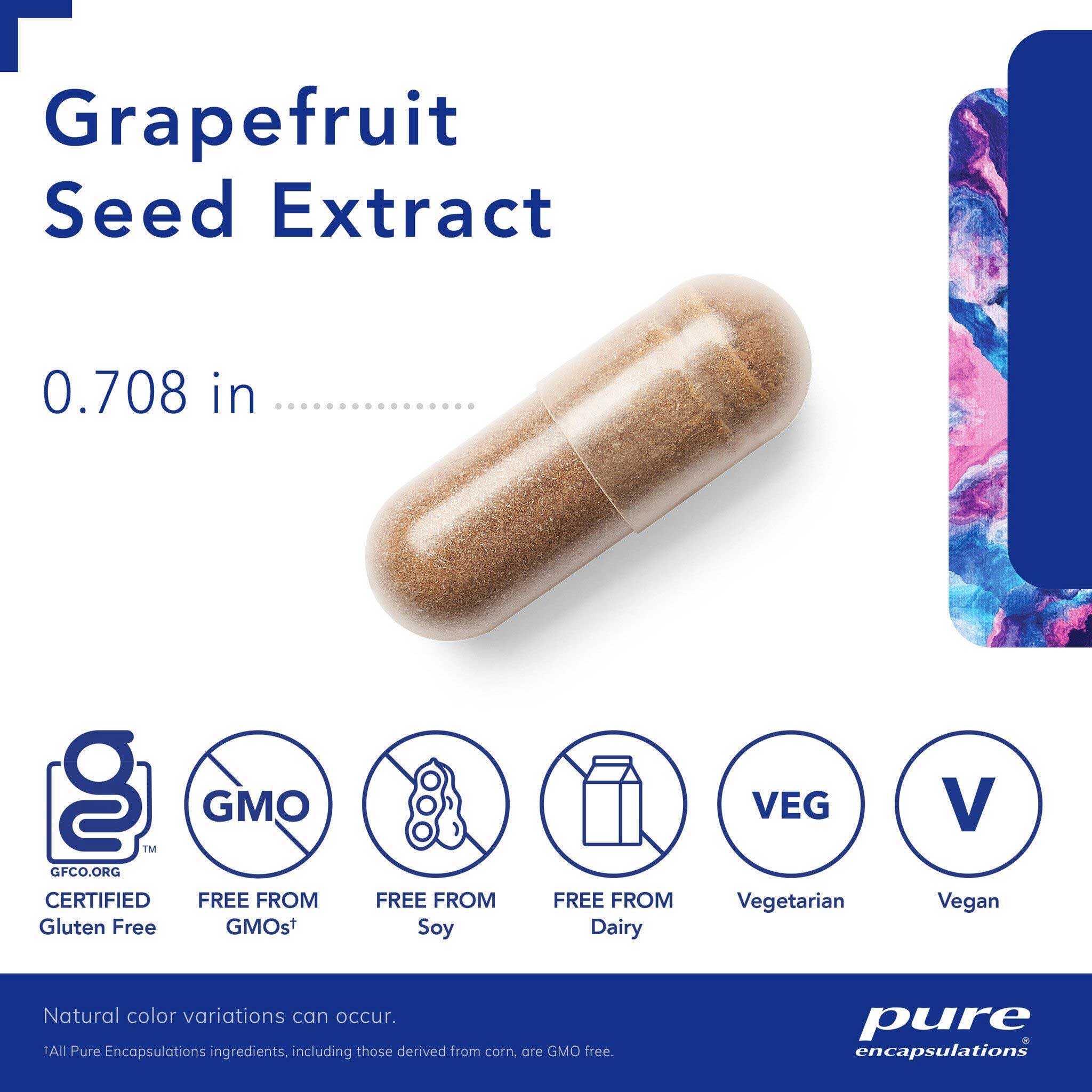 Pure Encapsulations Grapefruit Seed Extract Capsules