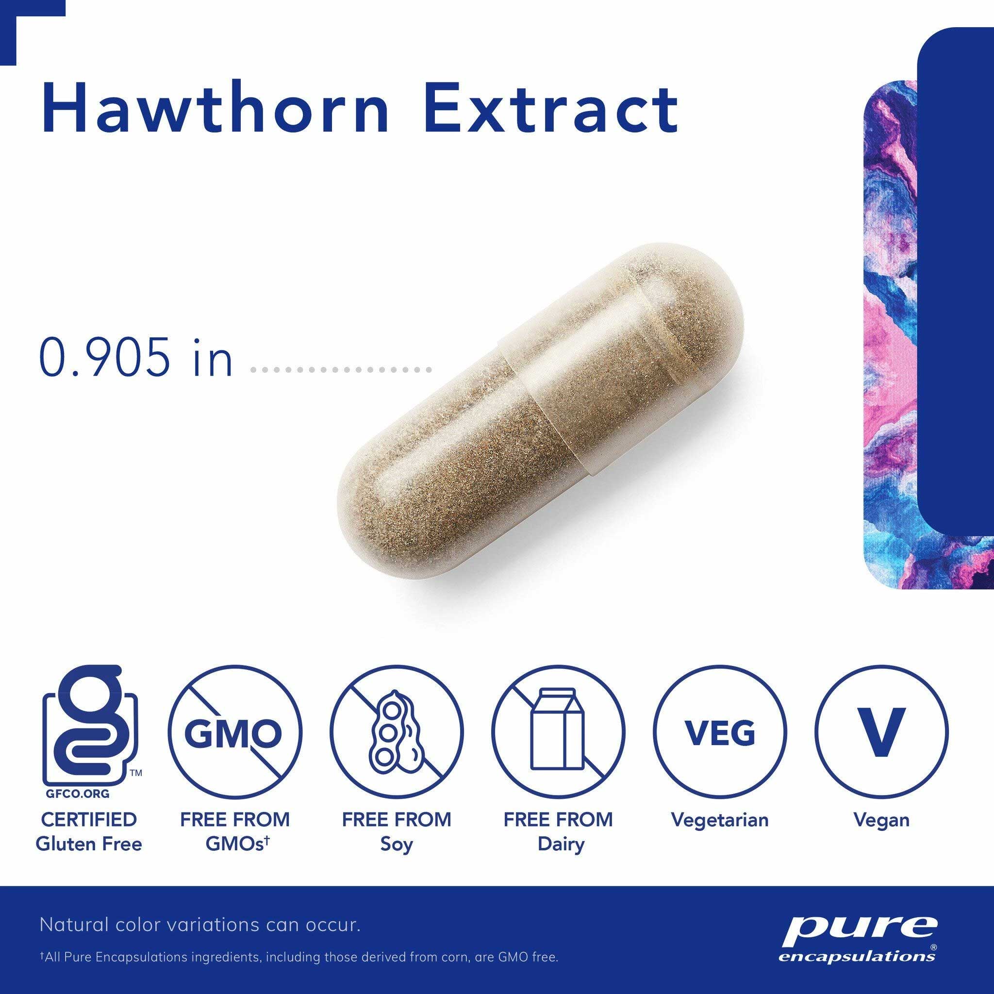 Pure Encapsulations Hawthorn Extract Capsules
