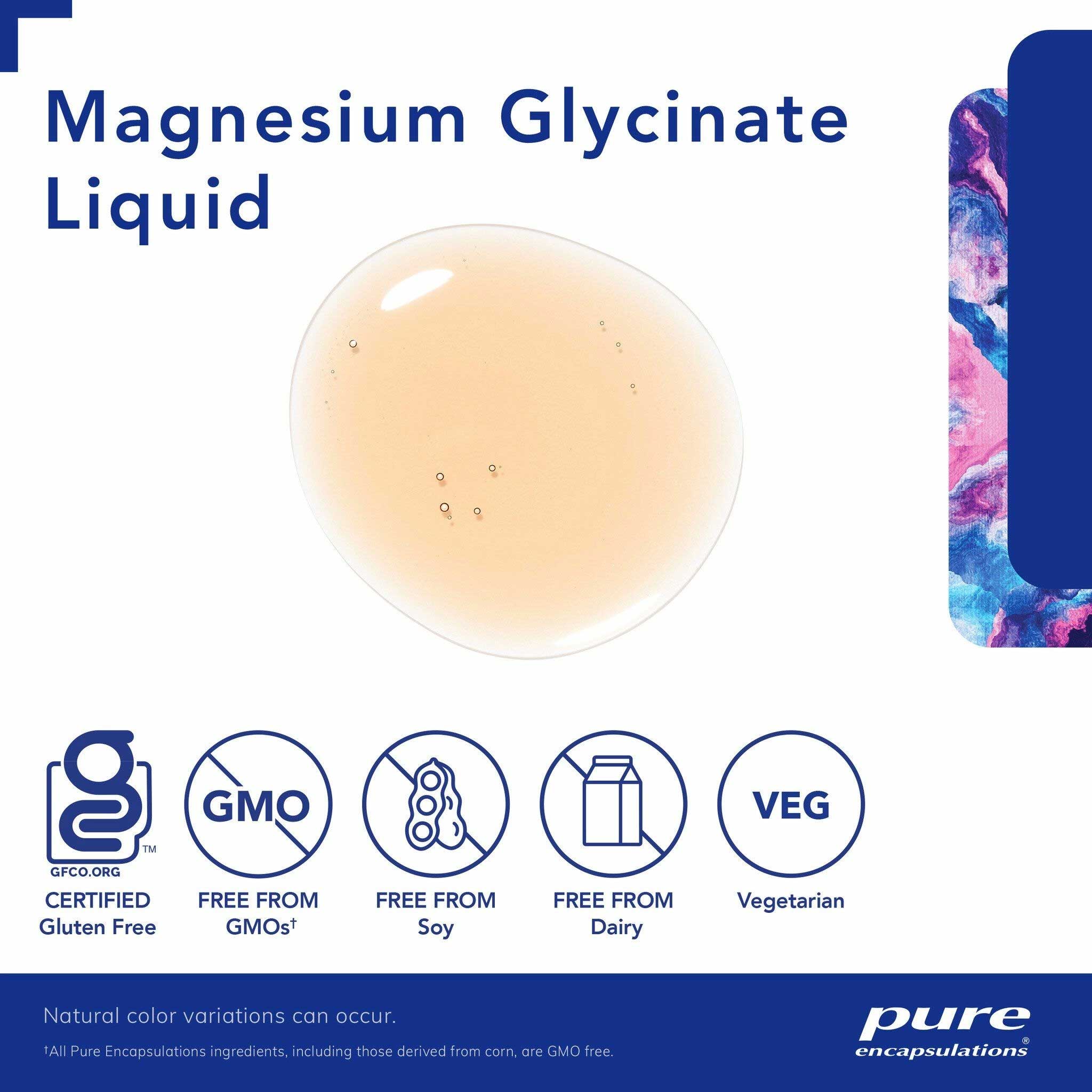 Pure Encapsulations Magnesium Glycinate liquid