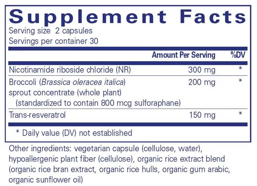 Pure Encapsulations NR Longevity™ Ingredients