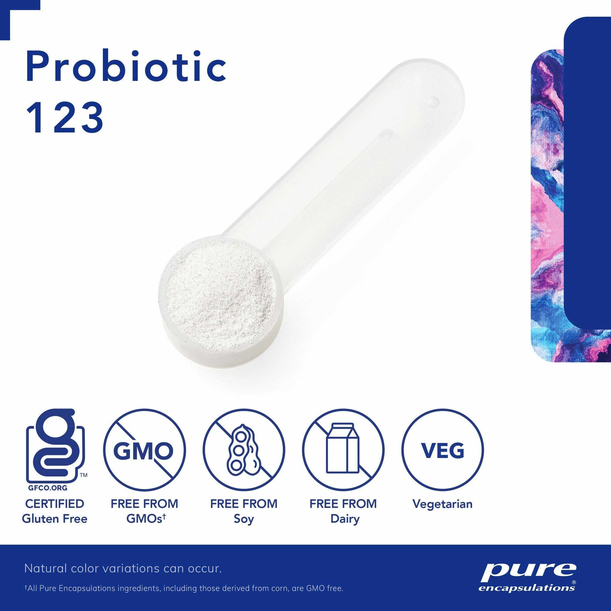 Pure Encapsulations Probiotic 123 Powder