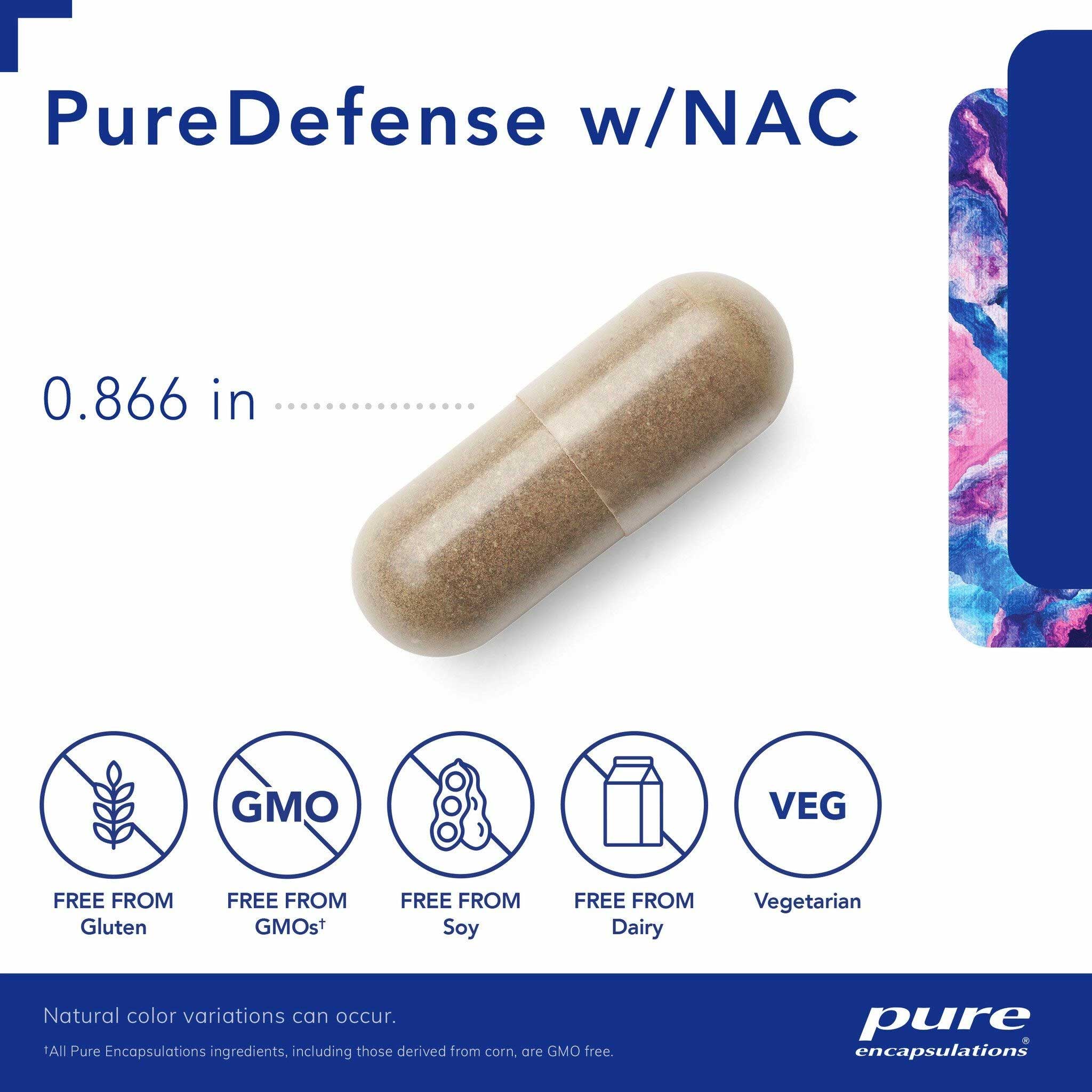 Pure Encapsulations PureDefense w/NAC travel pack Capsules