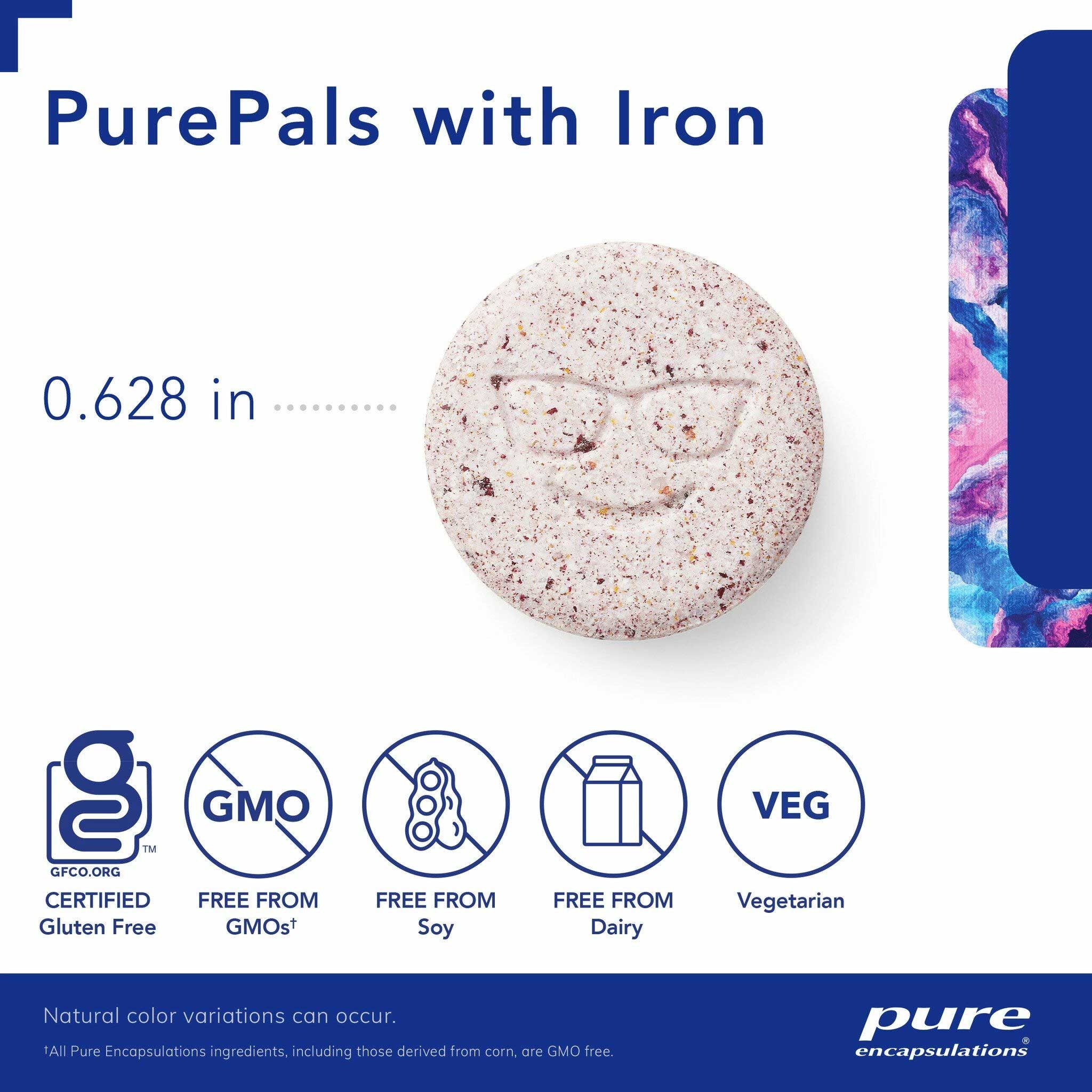 Pure Encapsulations PurePals with Iron Tablets