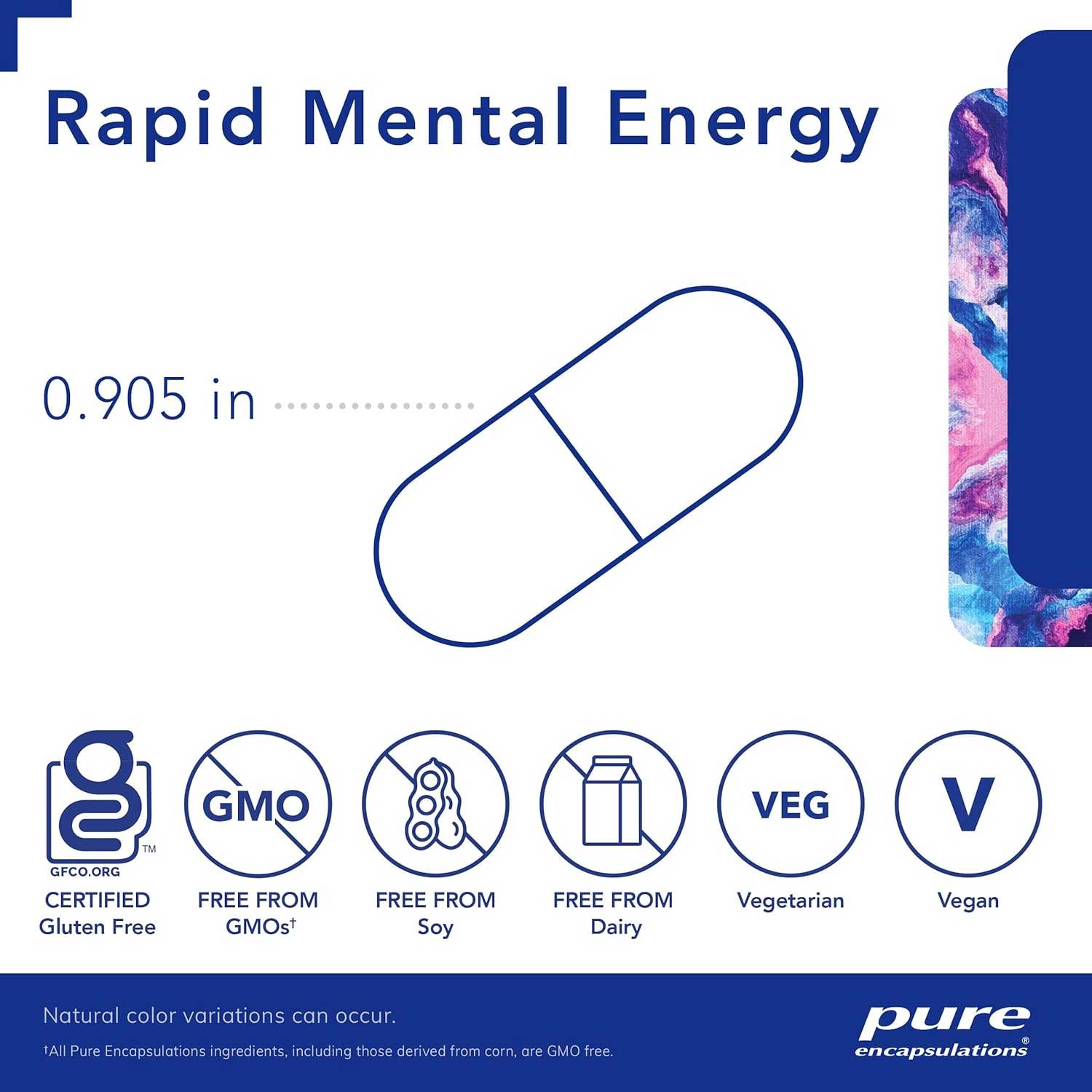 Pure Encapsulations Rapid Mental Energy Capules
