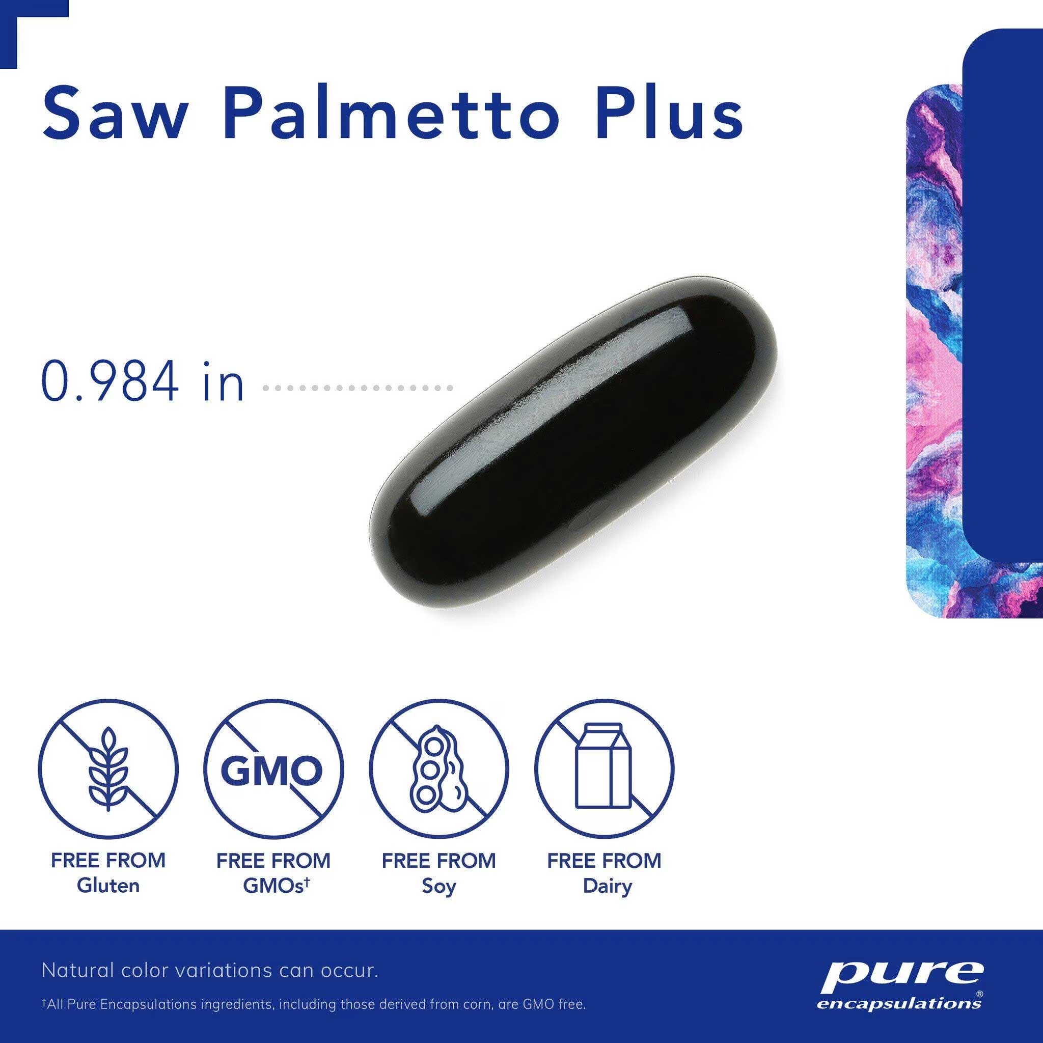 Pure Encapsulations Saw Palmetto Plus Softgel Capsules