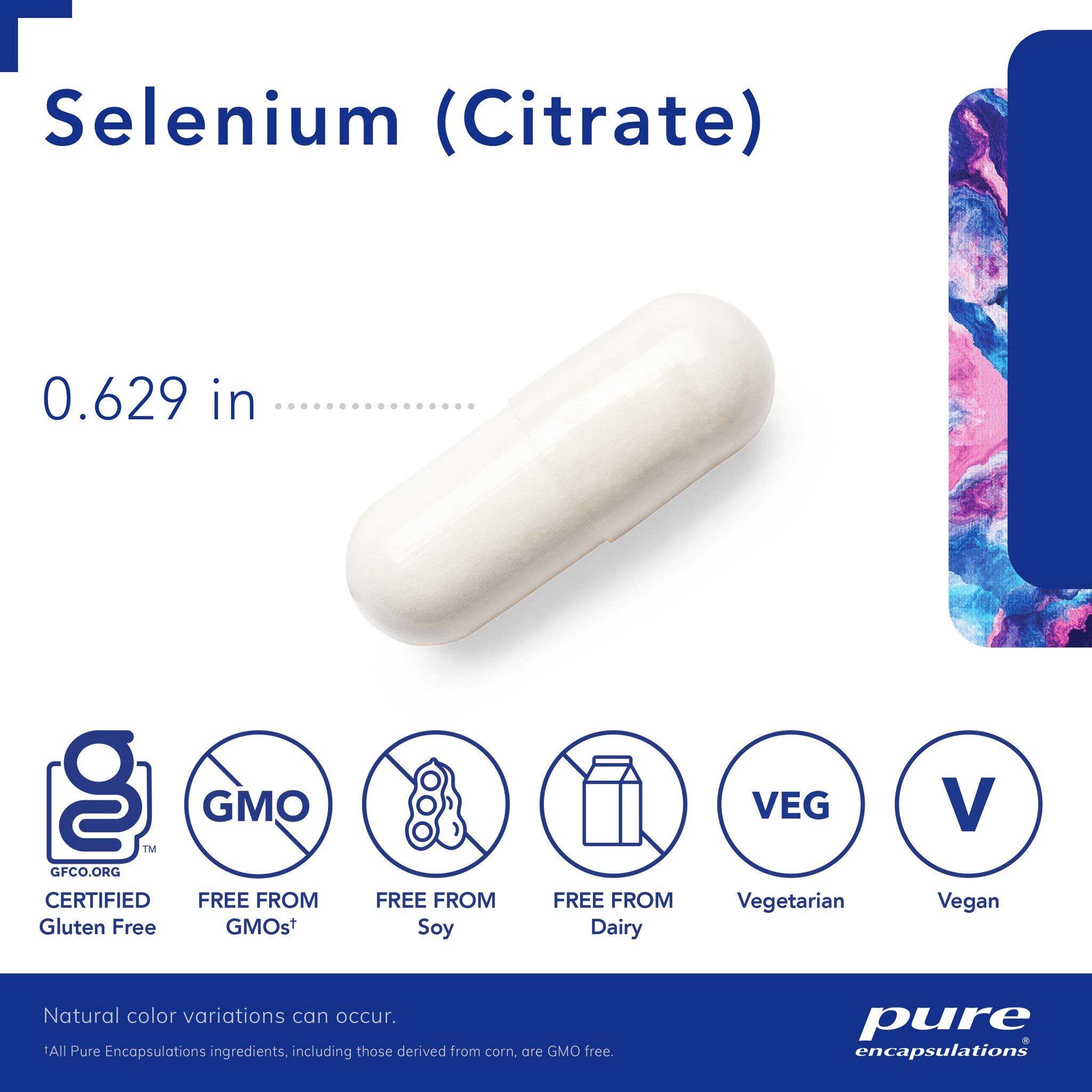 Pure Encapsulations Selenium (citrate) Capsules
