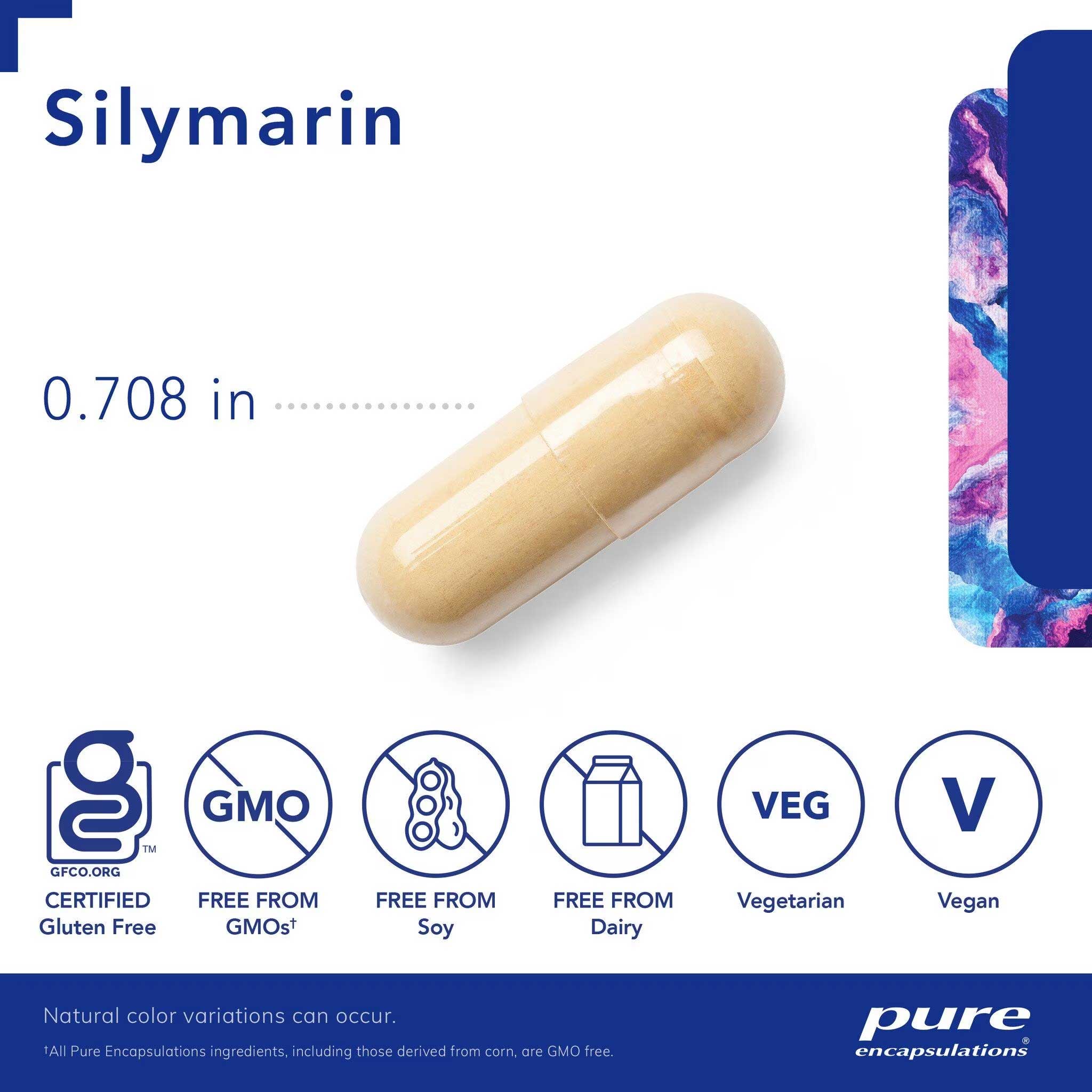 Pure Encapsulations Silymarin Capsules