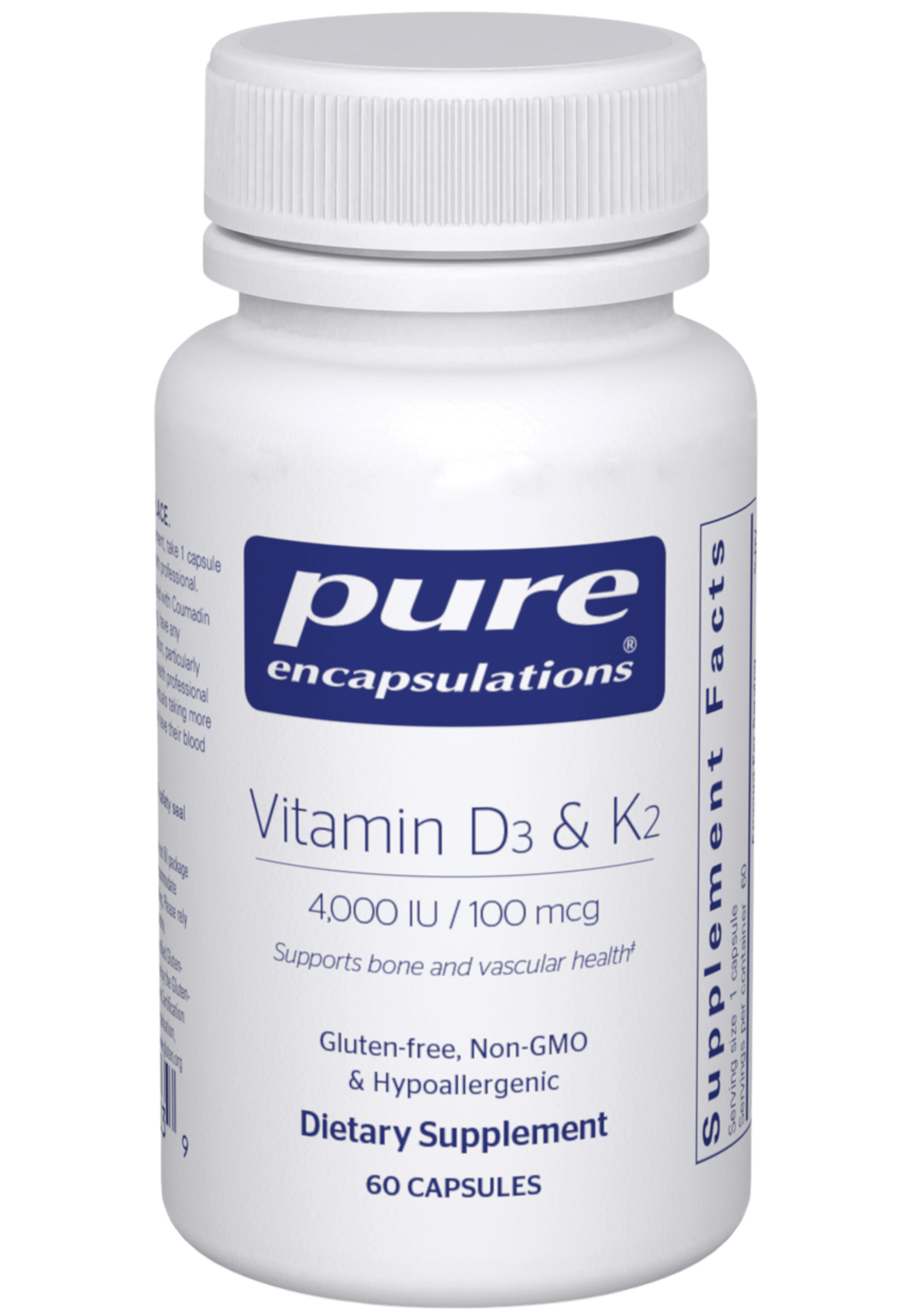 Pure Encapsulations Vitamin D3 & K2