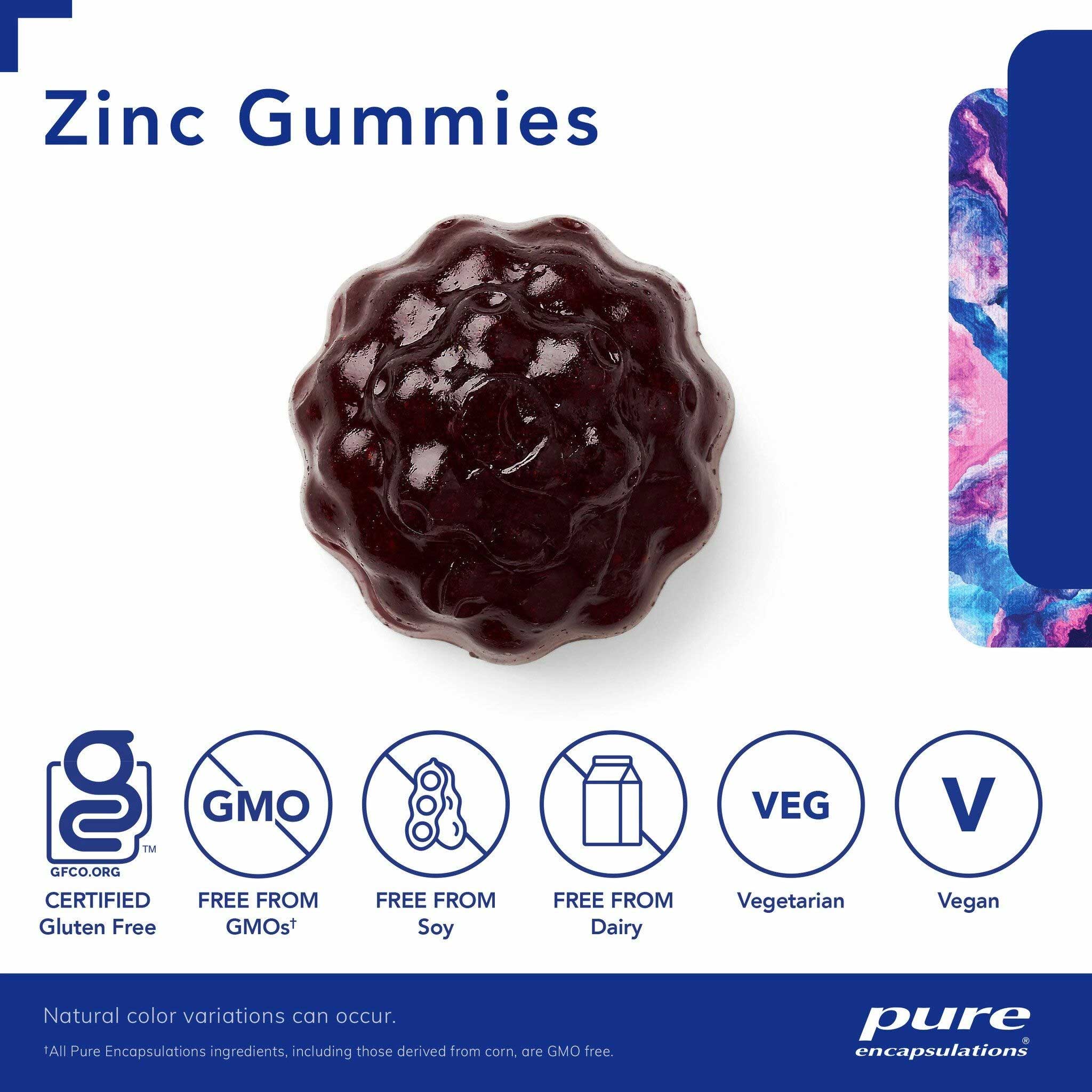 Pure Encapsulations Zinc Gummy