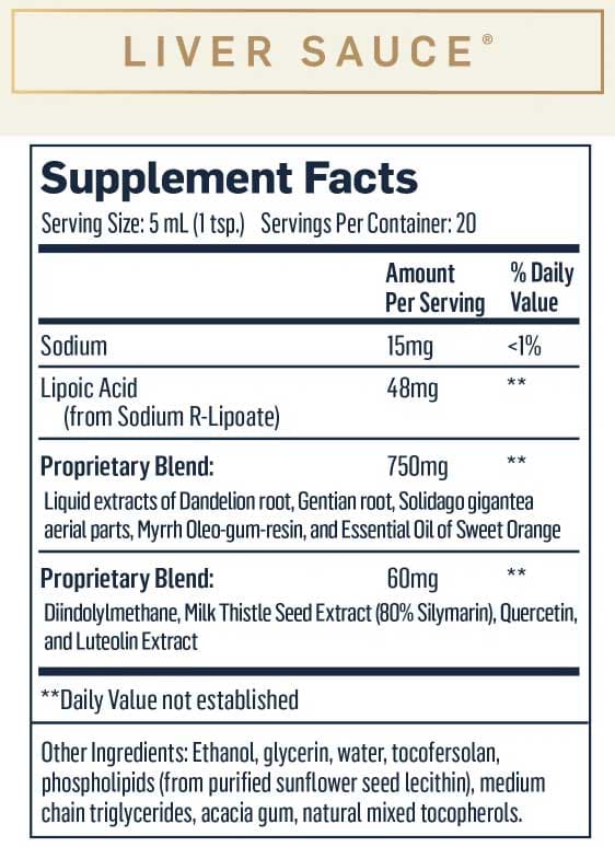 Quicksilver Scientific Advanced PushCatch Detox System Ingredients