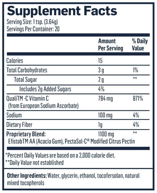 Quicksilver Scientific AmalgaClear Ingredients