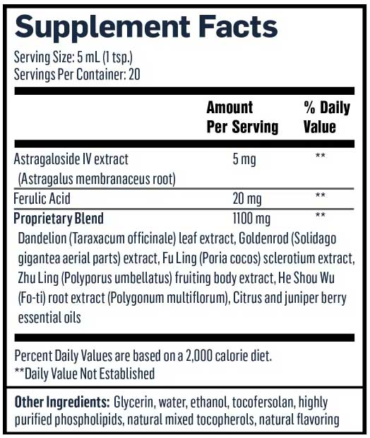 Quicksilver Scientific Kidney Care Ingredients
