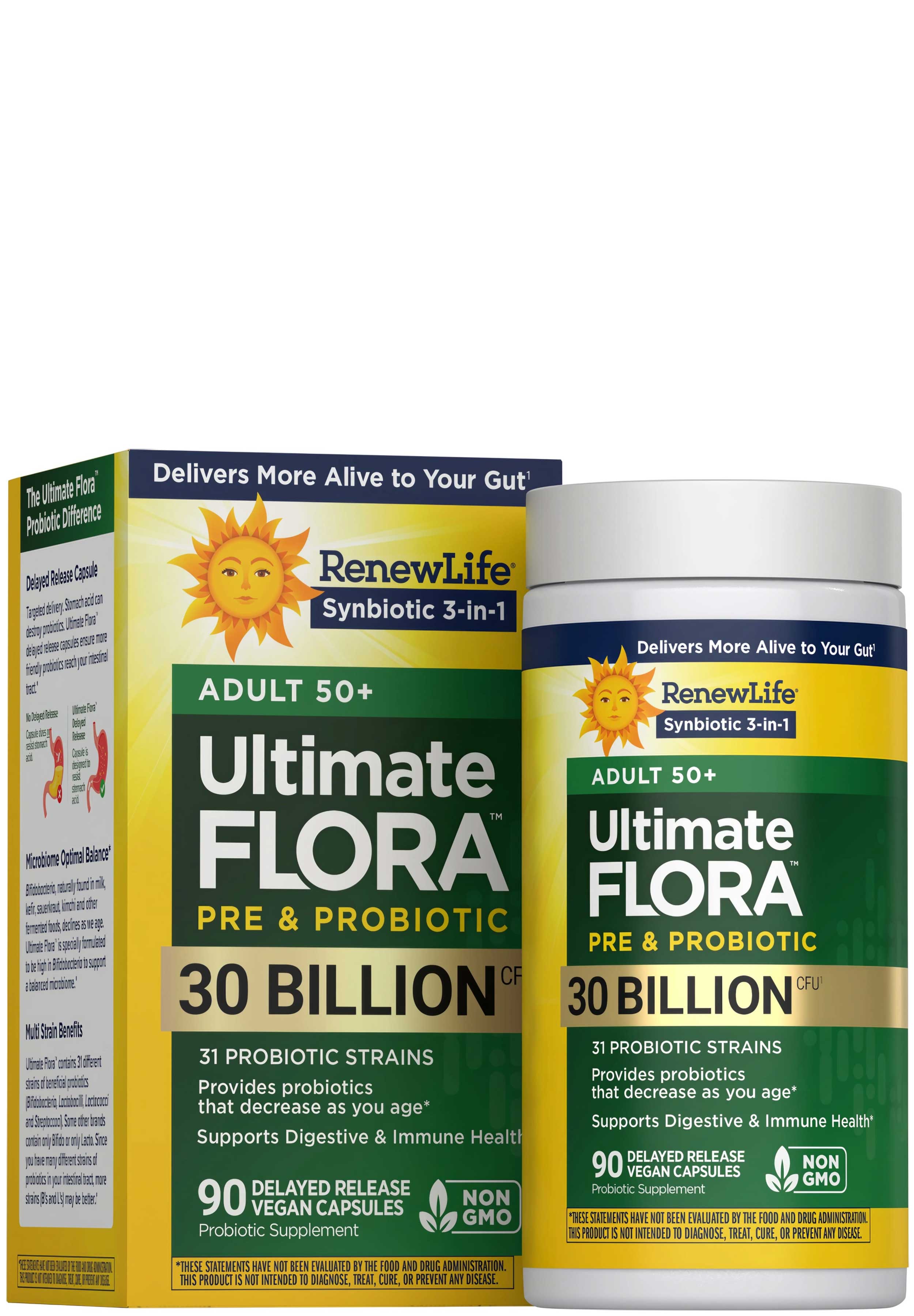 Renew Life Adult 50+ Ultimate Flora Probiotic 30 Billion (Formerly Ultimate Flora)